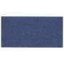 Paneles de pared 12 uds tela azul 30x15 cm 0,54 m² de vidaXL, Recubrimiento de paredes - Ref: Foro24-343770, Precio: 30,99 €,...