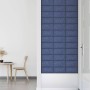 Paneles de pared 12 uds tela azul 30x15 cm 0,54 m² de vidaXL, Recubrimiento de paredes - Ref: Foro24-343770, Precio: 30,99 €,...