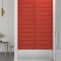 Wall panels 12 pcs red synthetic leather 60x15 cm 1.08 m² by vidaXL, Wall covering - Ref: Foro24-343829, Price: 24,49 €, Disc...