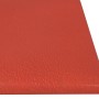 Wall panels 12 pcs red synthetic leather 60x15 cm 1.08 m² by vidaXL, Wall covering - Ref: Foro24-343829, Price: 24,49 €, Disc...