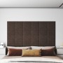 Wall panels 12 units taupe gray fabric 30x30 cm 1.08 m² by vidaXL, Wall covering - Ref: Foro24-343795, Price: 44,79 €, Discou...