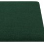 Wall panels 12 pcs dark green fabric 30x15 cm 0.54 m² by vidaXL, Wall covering - Ref: Foro24-343765, Price: 28,19 €, Discount: %