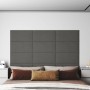 Wall panels 12 units dark gray velvet 60x30 cm 2.16 m² by vidaXL, Wall covering - Ref: Foro24-343864, Price: 68,47 €, Discoun...