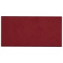 Wall panels 12 units red velvet 30x15 cm 0.54 m² by vidaXL, Wall covering - Ref: Foro24-343783, Price: 31,05 €, Discount: %