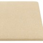 Wall panels 12 units cream-colored fabric 30x15 cm 0.54 m² by vidaXL, Wall covering - Ref: Foro24-343760, Price: 29,69 €, Dis...