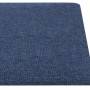 Wall panels 12 pcs blue fabric 60x30 cm 2.16 m² by vidaXL, Wall covering - Ref: Foro24-343854, Price: 68,28 €, Discount: %