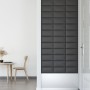 Wall panels 12 pcs synthetic leather gray 30x15 cm 0.54 m² by vidaXL, Wall covering - Ref: Foro24-343774, Price: 31,07 €, Dis...