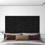 Wall panels 12 pcs black velvet 30x15 cm 0.54 m² by vidaXL, Wall covering - Ref: Foro24-343784, Price: 30,99 €, Discount: %