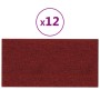 Wall panels 12 pcs red fabric 30x15 cm 0.54 m² by vidaXL, Wall covering - Ref: Foro24-343764, Price: 19,08 €, Discount: %