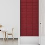 Wandpaneele 12 Stück roter Stoff 30x15 cm 0,54 m² von vidaXL, Wandverkleidung - Ref: Foro24-343764, Preis: 19,08 €, Rabatt: %