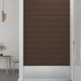 Wall panels 12 pcs brown fabric 60x15 cm 1.08 m² by vidaXL, Wall covering - Ref: Foro24-343819, Price: 26,64 €, Discount: %