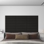 Paneles de pared 12 uds tela negro 60x15 cm 1,08 m² de vidaXL, Recubrimiento de paredes - Ref: Foro24-343824, Precio: 32,68 €...