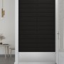 Paneles de pared 12 uds tela negro 60x15 cm 1,08 m² de vidaXL, Recubrimiento de paredes - Ref: Foro24-343824, Precio: 32,68 €...