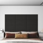 Wall panels 12 pcs black velvet 60x30 cm 2.16 m² by vidaXL, Wall covering - Ref: Foro24-343868, Price: 74,28 €, Discount: %