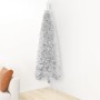 Künstlicher halber Weihnachtsbaum mit silbernem Ständer 240 cm von vidaXL, Weihnachtsbäume - Ref: Foro24-344598, Preis: 22,57...