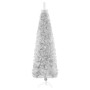 Künstlicher halber Weihnachtsbaum mit silbernem Ständer 240 cm von vidaXL, Weihnachtsbäume - Ref: Foro24-344598, Preis: 22,57...