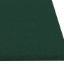 Wall panels 12 pcs dark green fabric 60x15 cm 1.08 m² by vidaXL, Wall covering - Ref: Foro24-343821, Price: 33,90 €, Discount: %