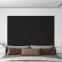 Paneles de pared 12 uds tela negro 30x30 cm 0,54 m² de vidaXL, Recubrimiento de paredes - Ref: Foro24-343936, Precio: 18,85 €...