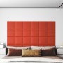 Wall panels 12 pcs red synthetic leather 30x30 cm 1.08 m² by vidaXL, Wall covering - Ref: Foro24-343801, Price: 26,57 €, Disc...