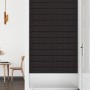 Wall panels 12 pcs black synthetic leather 60x15 cm 1.08 m² by vidaXL, Wall covering - Ref: Foro24-343981, Price: 28,07 €, Di...