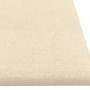 Wall panels 12 pcs cream fabric 60x15 cm 1.08 m² by vidaXL, Wall covering - Ref: Foro24-343816, Price: 43,99 €, Discount: %