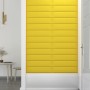 Wall panels 12 pcs light yellow fabric 60x15 cm 1.08 m² by vidaXL, Wall covering - Ref: Foro24-343825, Price: 26,64 €, Discou...