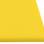 Wall panels 12 pcs light yellow fabric 60x15 cm 1.08 m² by vidaXL, Wall covering - Ref: Foro24-343825, Price: 26,64 €, Discou...