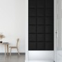 Wall panels 12 pcs black synthetic leather 30x30 cm 1.08 m² by vidaXL, Wall covering - Ref: Foro24-343799, Price: 42,70 €, Di...