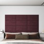 Wall panels 12 pcs purple fabric 60x30 cm 2.16 m² by vidaXL, Wall covering - Ref: Foro24-343850, Price: 48,91 €, Discount: %