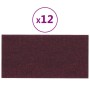 Wall panels 12 pcs purple fabric 60x30 cm 2.16 m² by vidaXL, Wall covering - Ref: Foro24-343850, Price: 48,91 €, Discount: %