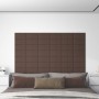 Wall panels 12 units taupe gray fabric 30x15 cm 0.54 m² by vidaXL, Wall covering - Ref: Foro24-344016, Price: 18,92 €, Discou...