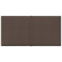 Paneles de pared 12 uds tela gris taupe 30x15 cm 0,54 m² de vidaXL, Recubrimiento de paredes - Ref: Foro24-344016, Precio: 18...