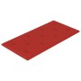 Paneles de pared 12 uds cuero PE rojo tinto 60x30 cm 2,16 m² de vidaXL, Recubrimiento de paredes - Ref: Foro24-343993, Precio...