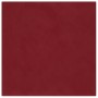 Paneles de pared 12 uds terciopelo rojo tinto 30x30 cm 1,08 m² de vidaXL, Recubrimiento de paredes - Ref: Foro24-343811, Prec...