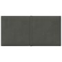 Dark gray velvet wall panels 12 pcs 30x15 cm 0.54 m² by vidaXL, Wall covering - Ref: Foro24-344022, Price: 24,26 €, Discount: %