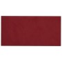 Paneles de pared 12 uds terciopelo rojo tinto 60x30 cm 2,16 m² de vidaXL, Recubrimiento de paredes - Ref: Foro24-343867, Prec...