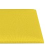 Wall panels 12 pcs light yellow fabric 30x15 cm 0.54 m² by vidaXL, Wall covering - Ref: Foro24-344018, Price: 24,27 €, Discou...