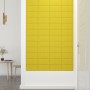 Wall panels 12 pcs light yellow fabric 30x15 cm 0.54 m² by vidaXL, Wall covering - Ref: Foro24-344018, Price: 24,27 €, Discou...