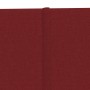 Wall panels 12 units red wine fabric 90x15 cm 1.62 m² by vidaXL, Wall covering - Ref: Foro24-344097, Price: 34,29 €, Discount: %