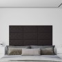 Wall panels 12 pcs black synthetic leather 60x30 cm 2.16 m² by vidaXL, Wall covering - Ref: Foro24-343988, Price: 67,20 €, Di...