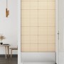 Wall panels 12 pcs cream fabric 60x30 cm 2.16 m² by vidaXL, Wall covering - Ref: Foro24-344072, Price: 51,87 €, Discount: %