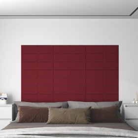 Wandpaneele 12 Stück roter Samt 60x15 cm 1,08 m² von vidaXL, Wandverkleidung - Ref: Foro24-344067, Preis: 29,99 €, Rabatt: %