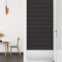 Wall panels 12 pcs black synthetic leather 90x15 cm 1.62 m² by vidaXL, Wall covering - Ref: Foro24-343995, Price: 36,28 €, Di...