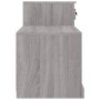 Mueble zapatero madera contrachapada gris Sonoma 100x42x60 cm de vidaXL, Zapateros y organizadores de calzado - Ref: Foro24-8...