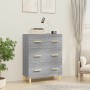 Sonoma gray plywood sideboard 70x34x90 cm by vidaXL, Sideboards - Ref: Foro24-817346, Price: 82,18 €, Discount: %