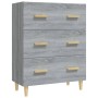 Aparador de madera contrachapada gris Sonoma 70x34x90 cm de vidaXL, Aparadores - Ref: Foro24-817346, Precio: 82,18 €, Descuen...