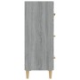 Aparador de madera contrachapada gris Sonoma 70x34x90 cm de vidaXL, Aparadores - Ref: Foro24-817346, Precio: 82,18 €, Descuen...