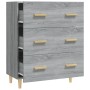 Aparador de madera contrachapada gris Sonoma 70x34x90 cm de vidaXL, Aparadores - Ref: Foro24-817346, Precio: 82,18 €, Descuen...