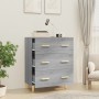 Sonoma gray plywood sideboard 70x34x90 cm by vidaXL, Sideboards - Ref: Foro24-817346, Price: 82,18 €, Discount: %