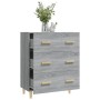 Aparador de madera contrachapada gris Sonoma 70x34x90 cm de vidaXL, Aparadores - Ref: Foro24-817346, Precio: 82,18 €, Descuen...